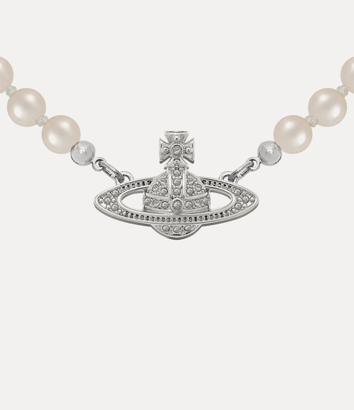 Vivienne Westwood Mini Bas Relief Pearl Choker 官方圖 2